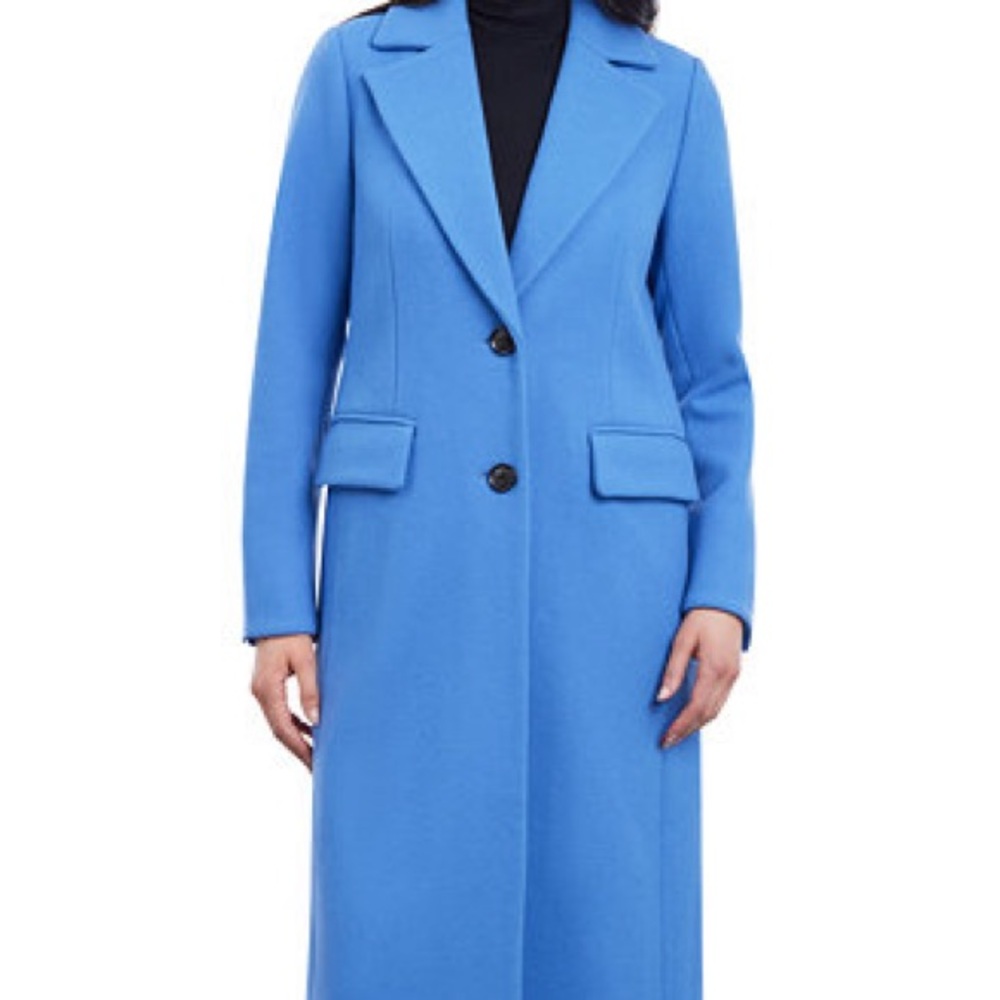 Michael Kors Single Breasted Wool Trench Coat - Size Medium